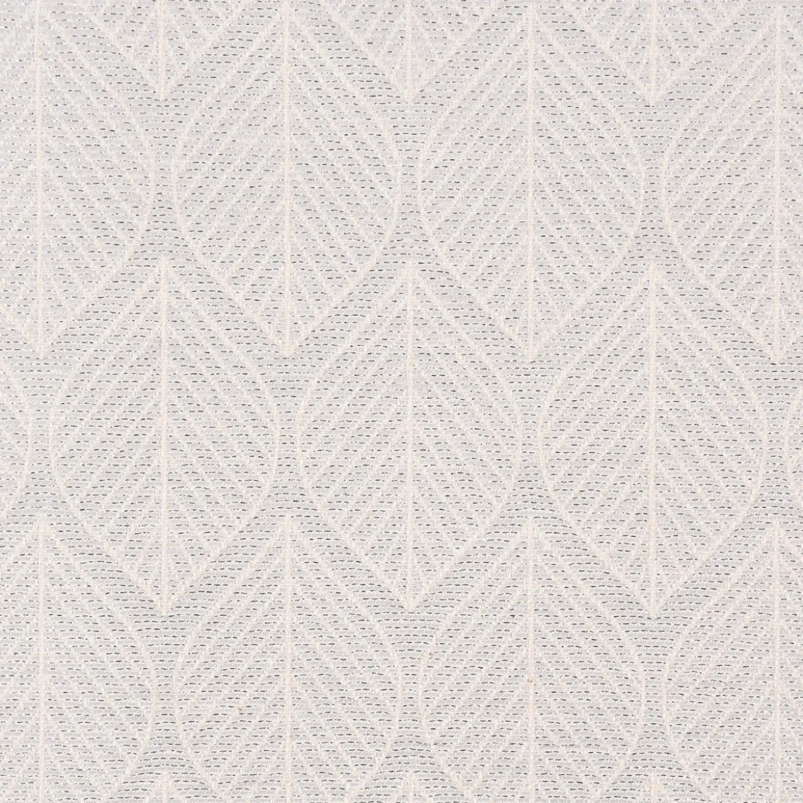 Dekostoff Jacquard Doubleface Premium Metallic Leaf Retro Scandi Blätter silber beige 1,4m Breite