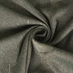 Dekostoff Jacquard Landhausstoff Wendestoff Hirsche beige braun türkis 1,40m Breite