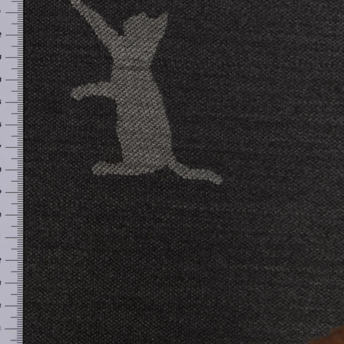 Dekostoff Jacquard Plaidstoff Wendestoff Cats Cosy Katzen grau 1,40m Breite