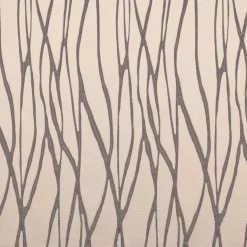 Dekostoff Jacquard Vorhangstoff Serenade 3D-Linien grau taupe 145cm Breite