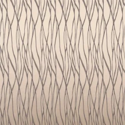 Dekostoff Jacquard Vorhangstoff Serenade 3D-Linien grau taupe 145cm Breite