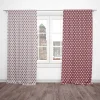 Dekostoff Jacquard Wendestoff Weihnachten beidseitig Sterne weiß rot 1,4m Breite