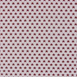 Dekostoff Jacquard Wendestoff Weihnachten beidseitig Sterne weiß rot 1,4m Breite