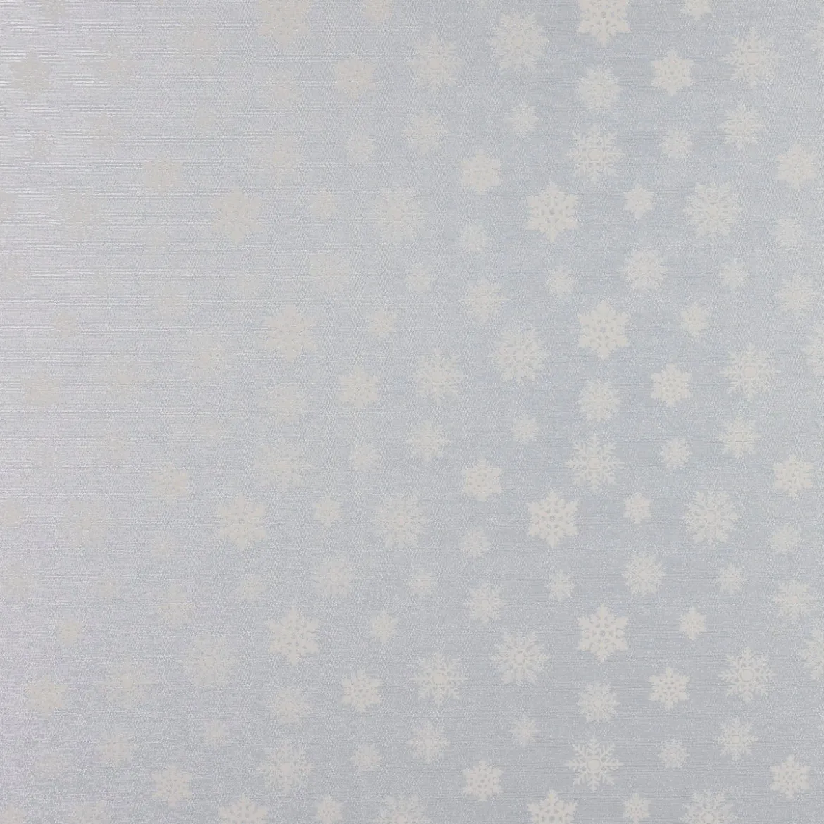Dekostoff Jacquard Wendestoff Ice Star Schneeflocken Eiskristalle beige hellblau silberfarbig1,40m Breite
