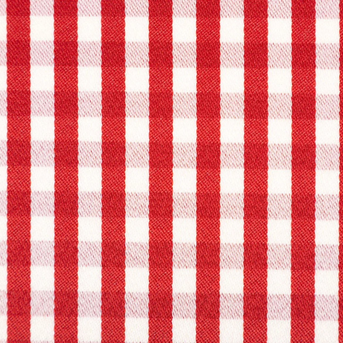 Dekostoff Karos klein rot weiß 140cm Breite