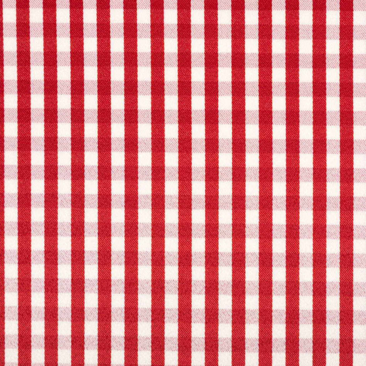 Dekostoff Karos klein rot weiß 140cm Breite