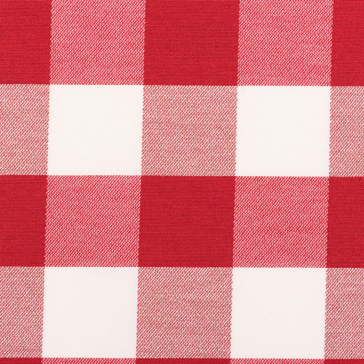 Dekostoff Karos rot weiß 140cm Breite