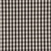 Dekostoff Landhausstoff CAPRI Karos 1x1cm schwarz ecru 1,60m Breite