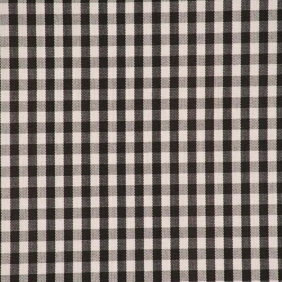 Dekostoff Landhausstoff CAPRI Karos 1x1cm schwarz ecru 1,60m Breite
