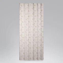 Dekostoff Lurex Wendestoff Weihnachten beidseitig Sterne beige gold 1,6m Breite