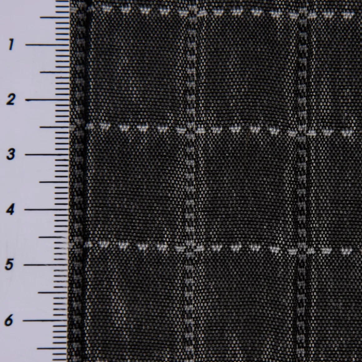 Dekostoff Plaidstoff Steppstoff Überwurf Fliesen Quadrate überbreit anthrazit weiß 2,80m Breite