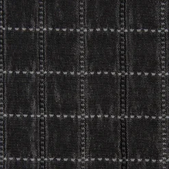 Dekostoff Plaidstoff Steppstoff Überwurf Fliesen Quadrate überbreit anthrazit weiß 2,80m Breite