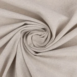 Dekostoff Polsterstoff 90% Baumwolle Savoie Halb-Panama Leinenlook uni helles Naturgrau 155cm Breite