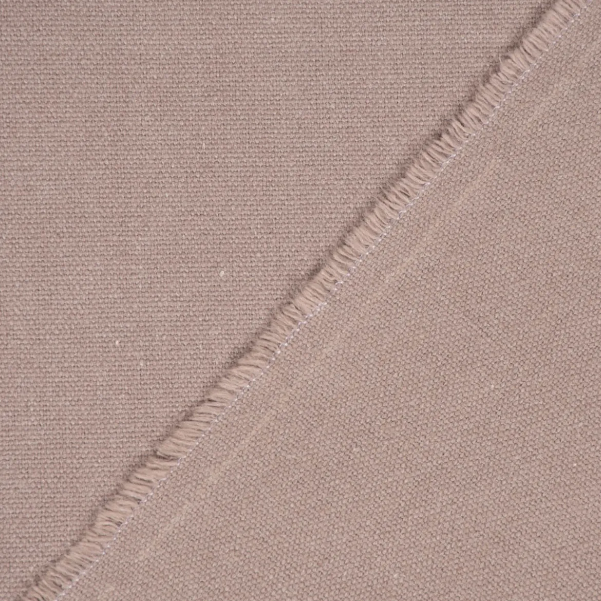 Dekostoff Polsterstoff Panama Vercors melierte Struktur uni mausgrau 140cm Breite