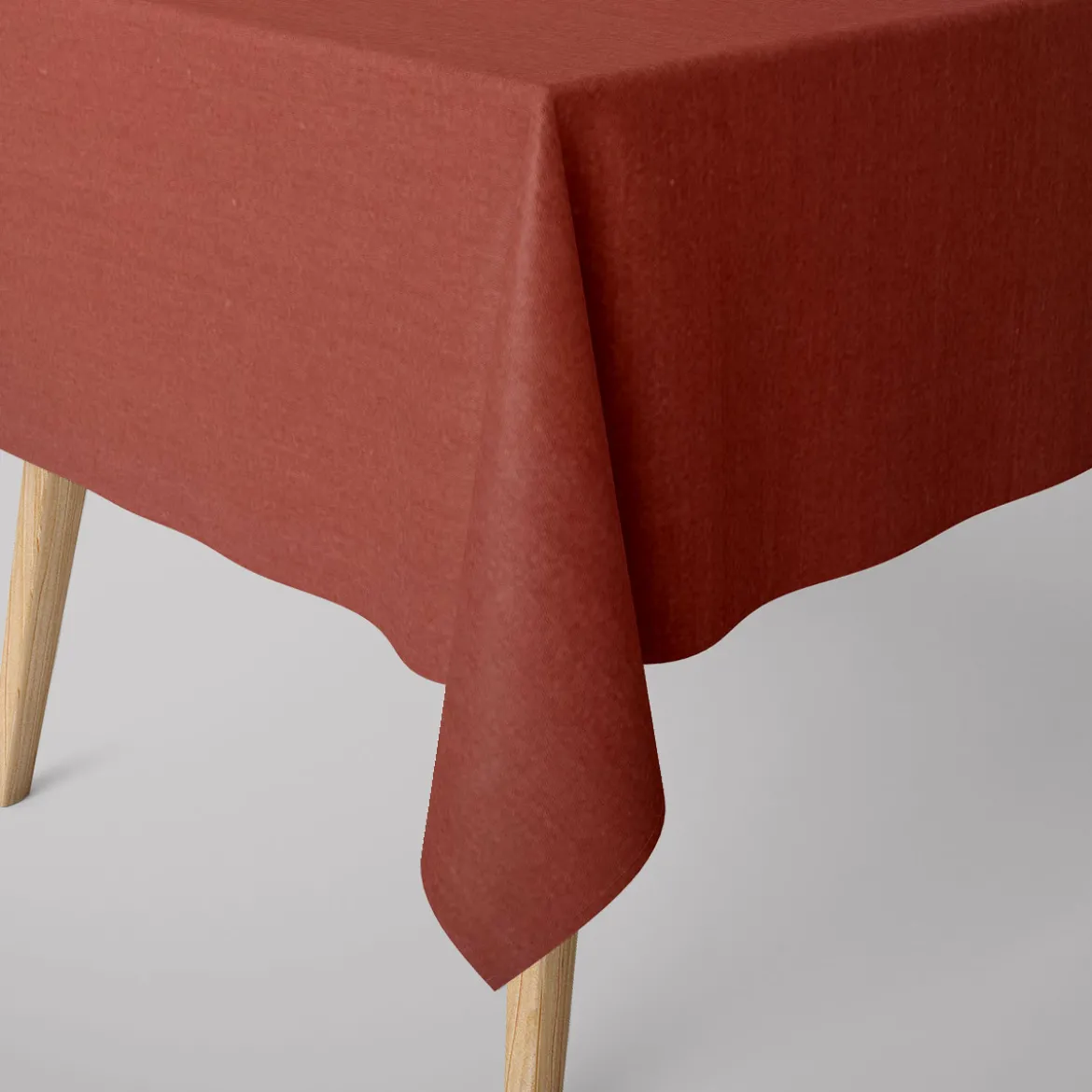 Dekostoff Polsterstoff Panama Vercors melierte Struktur uni terracotta 140cm Breite
