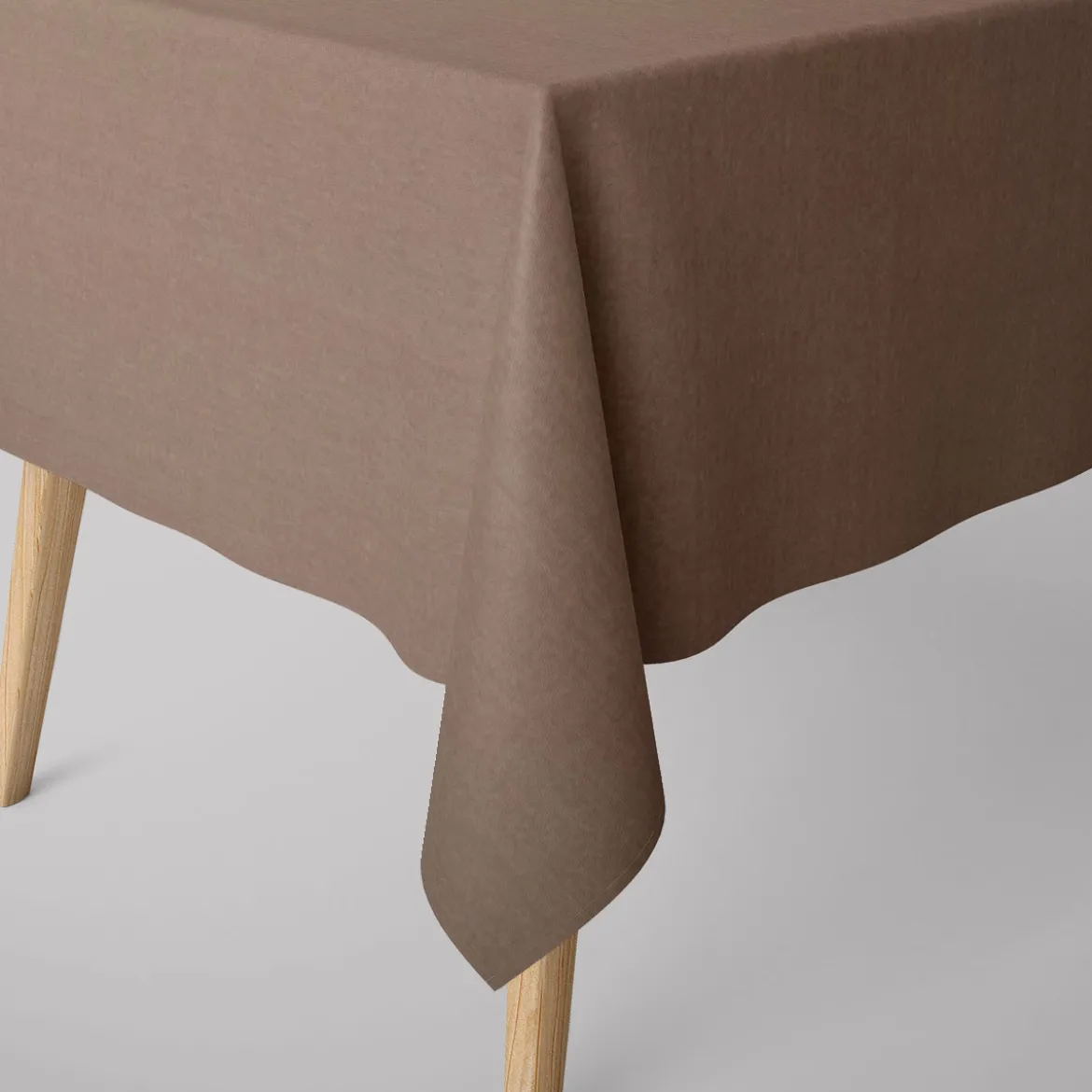 Dekostoff Polsterstoff Panama Vercors melierte Struktur uni taupe 140cm Breite