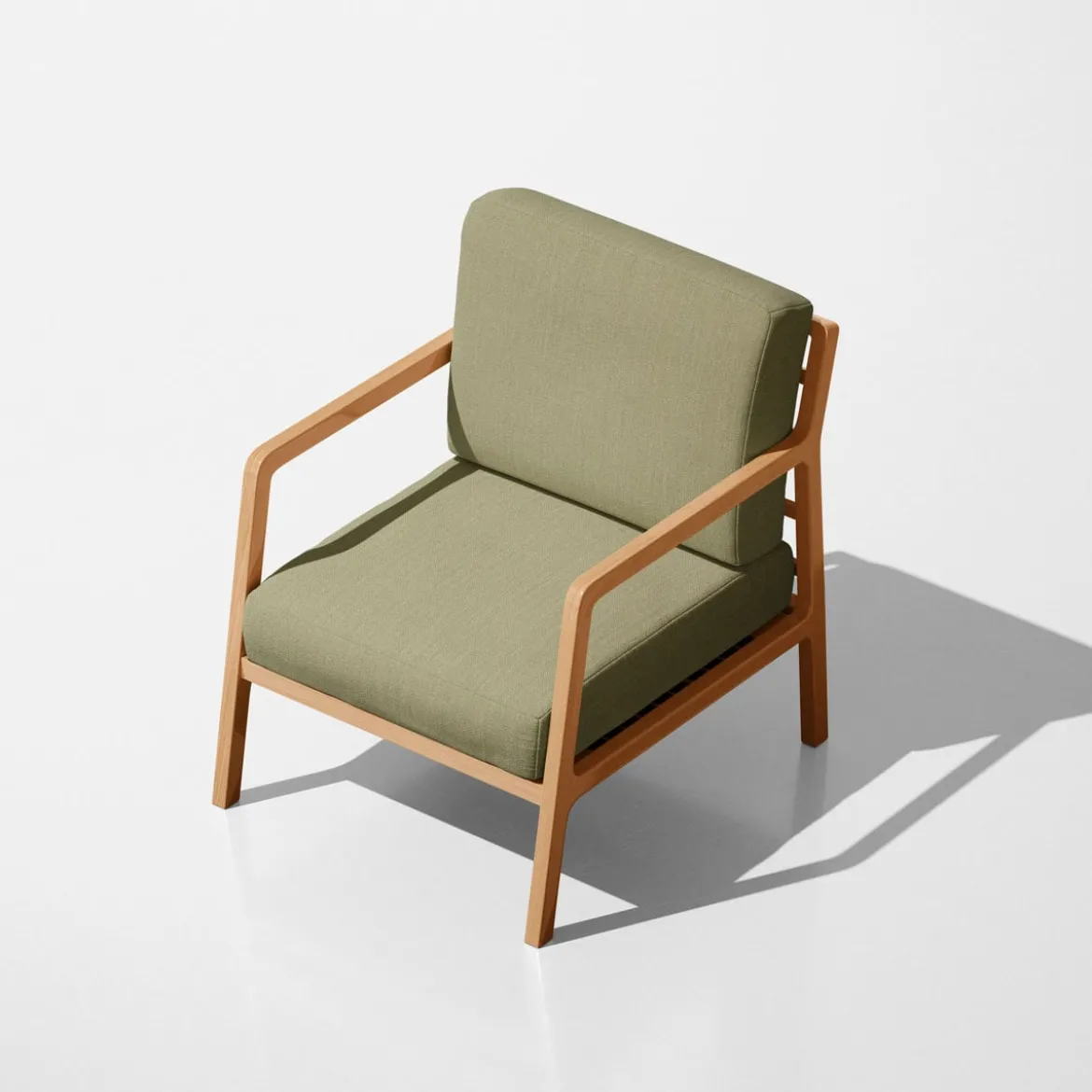Dekostoff Polsterstoff Panama Vercors melierte Struktur uni wasabi grün 140cm Breite