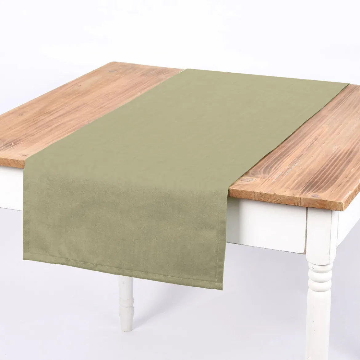 Dekostoff Polsterstoff Panama Vercors melierte Struktur uni wasabi grün 140cm Breite