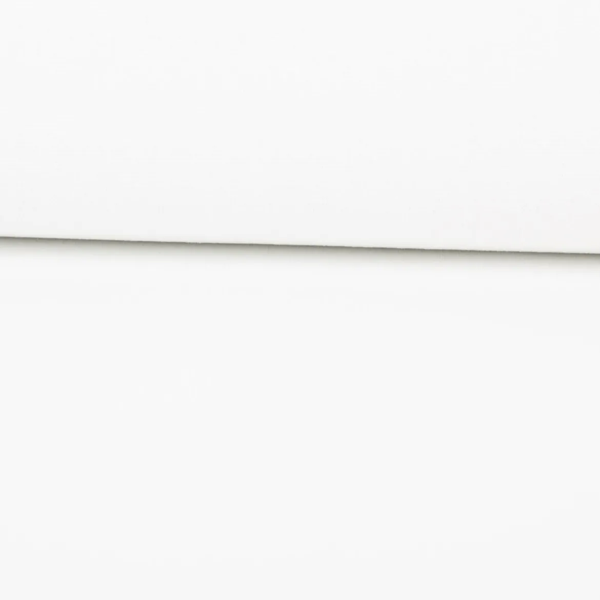 Dekostoff Polsterstoff Panama Vercors rustikale Struktur uni weiß 140cm Breite