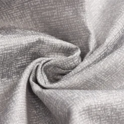 Dekostoff Tischwäschestoff Jacquard-Stoff Double Face Struktur Lurex Silberglanz 280cm Breite