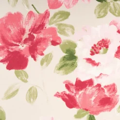 Dekostoff Vorhangstoff Mina Rosen beige rosa 1,4m Breite