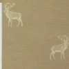 Dekostoff Wendestoff Hirsch beige sand 140cm Höhe