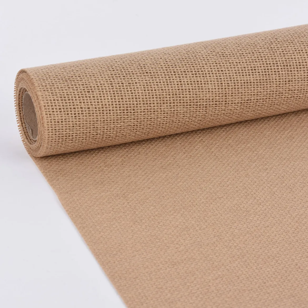 Deko Tischband Jute einfarbig natur 29x300cm