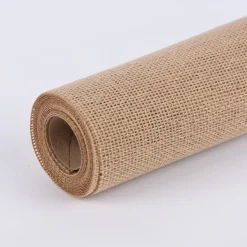 Deko Tischband Jute einfarbig natur 29x300cm
