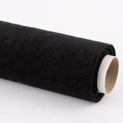 Deko Tischband Samtoptik einfarbig schwarz 28x300cm