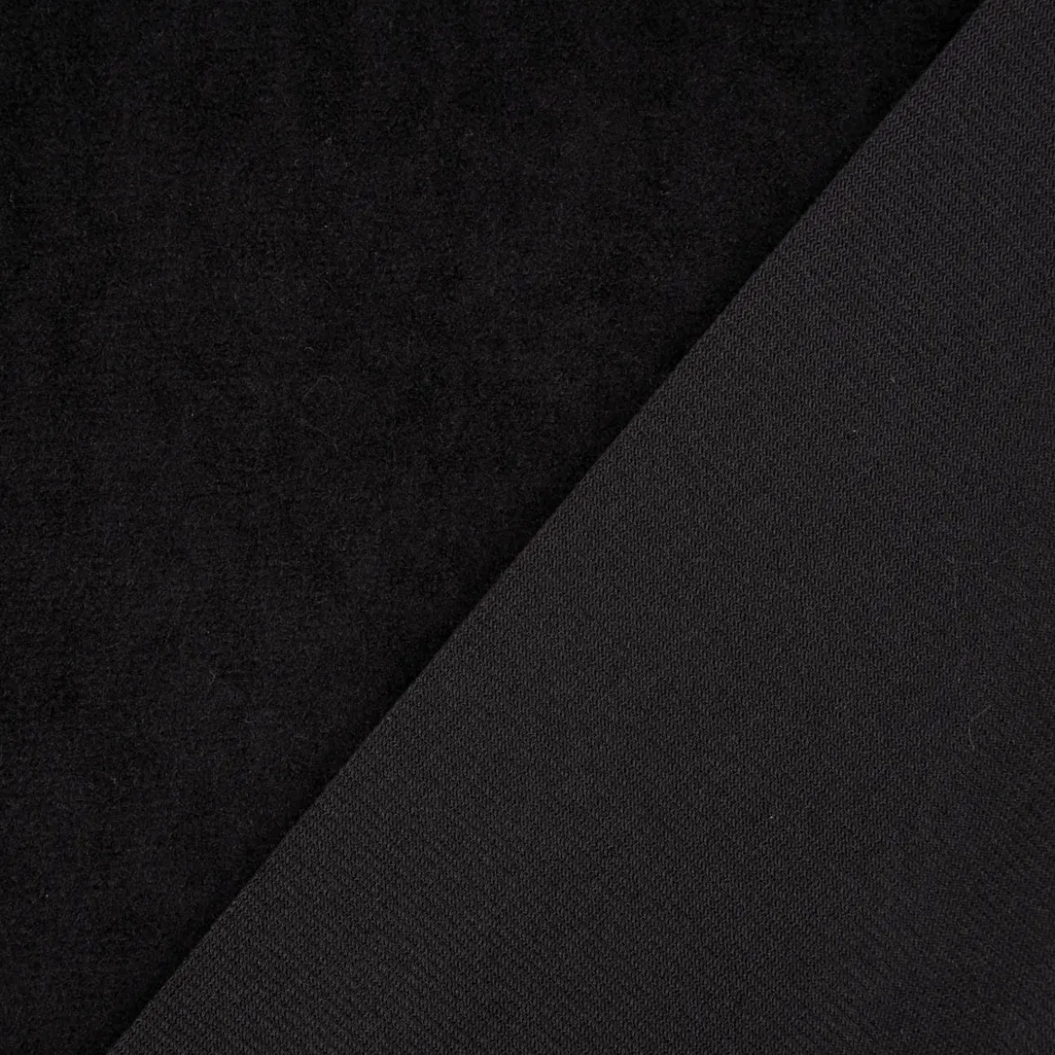 Deko Tischband Samtoptik einfarbig schwarz 28x300cm