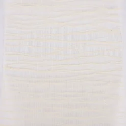 Deko Tischband Wellenmuster einfarbig weiß 26x300cm