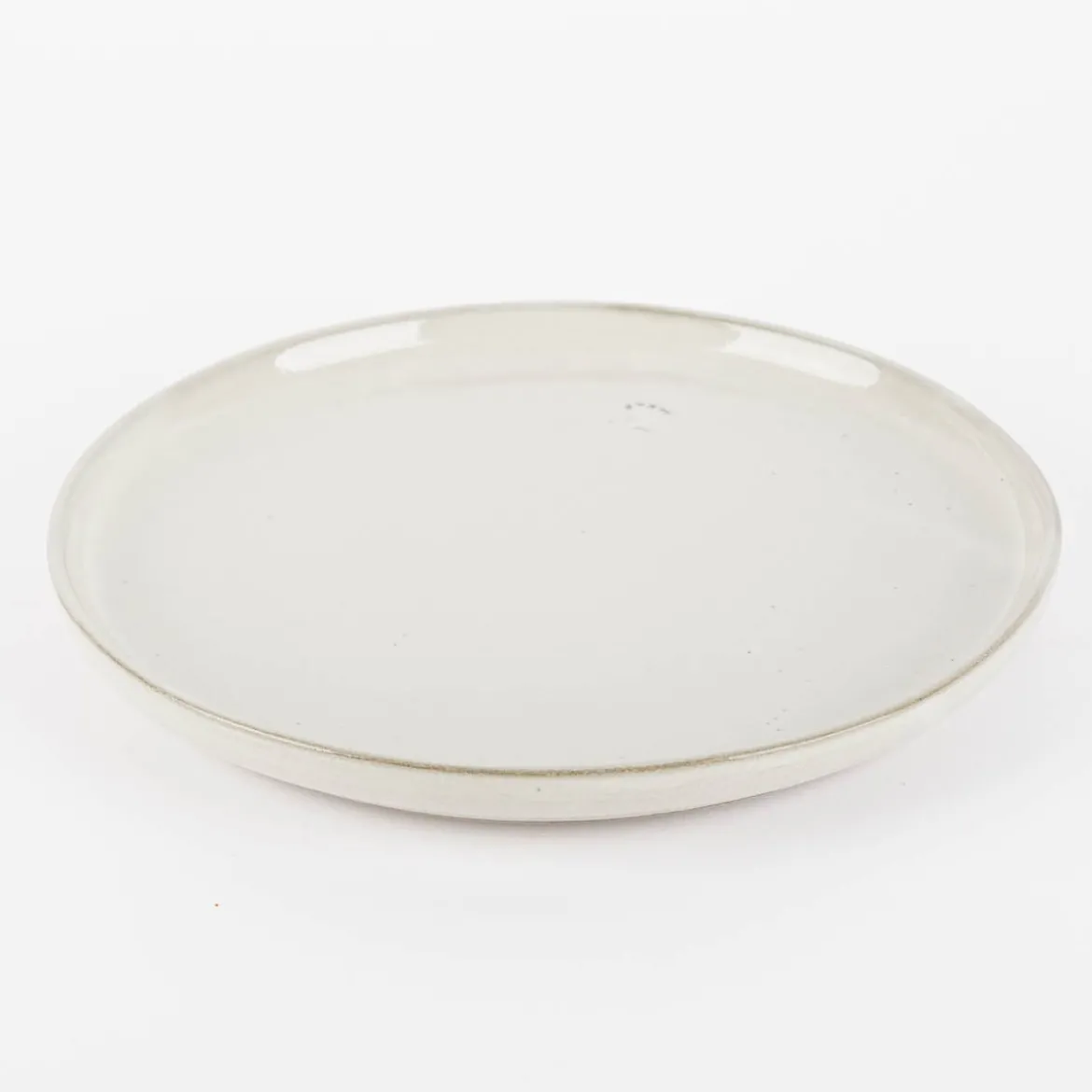 Dessertteller aus Keramik grau 22,5cm