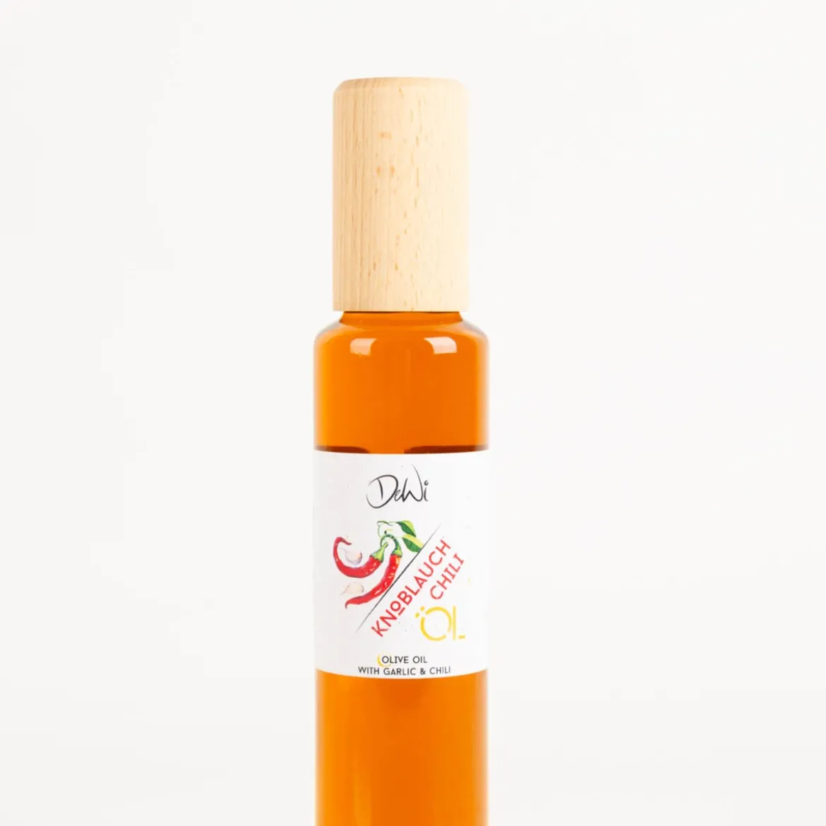 DeWi Knoblauch Chili Olivenöl aus Italien 250ml