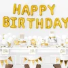 DIY-Girlande mit Wimpeln goldfarbig 13,5x215cm