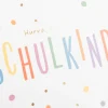 Doppelkarte Hurra, endlich SCHULKIND weiß bunt 12x17cm von Grafik Werkstatt