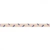 Doppel-Kordel Baumwolle Baumwollkordel natur royalblau Breite: 1cm