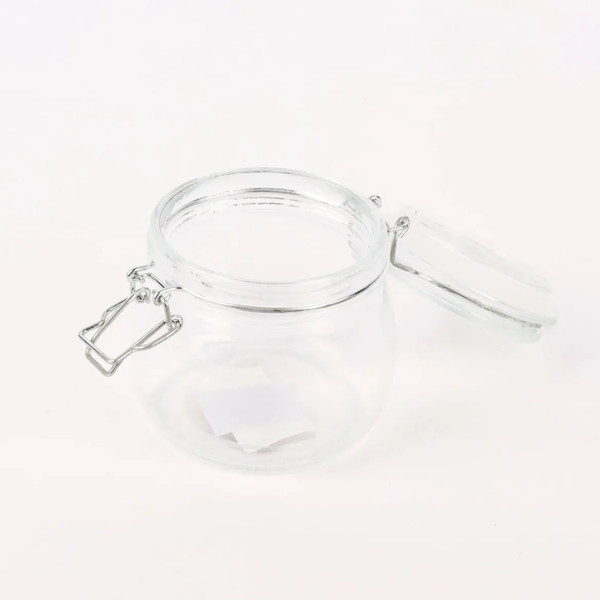 Drahtbügelglas klar klein 10,5x10cm