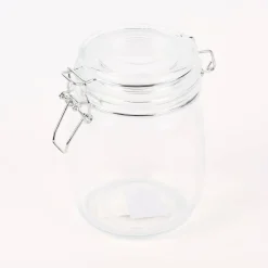 Drahtbügelglas klar mittel 14x10cm