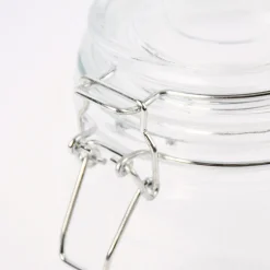 Drahtbügelglas klar mittel 14x10cm