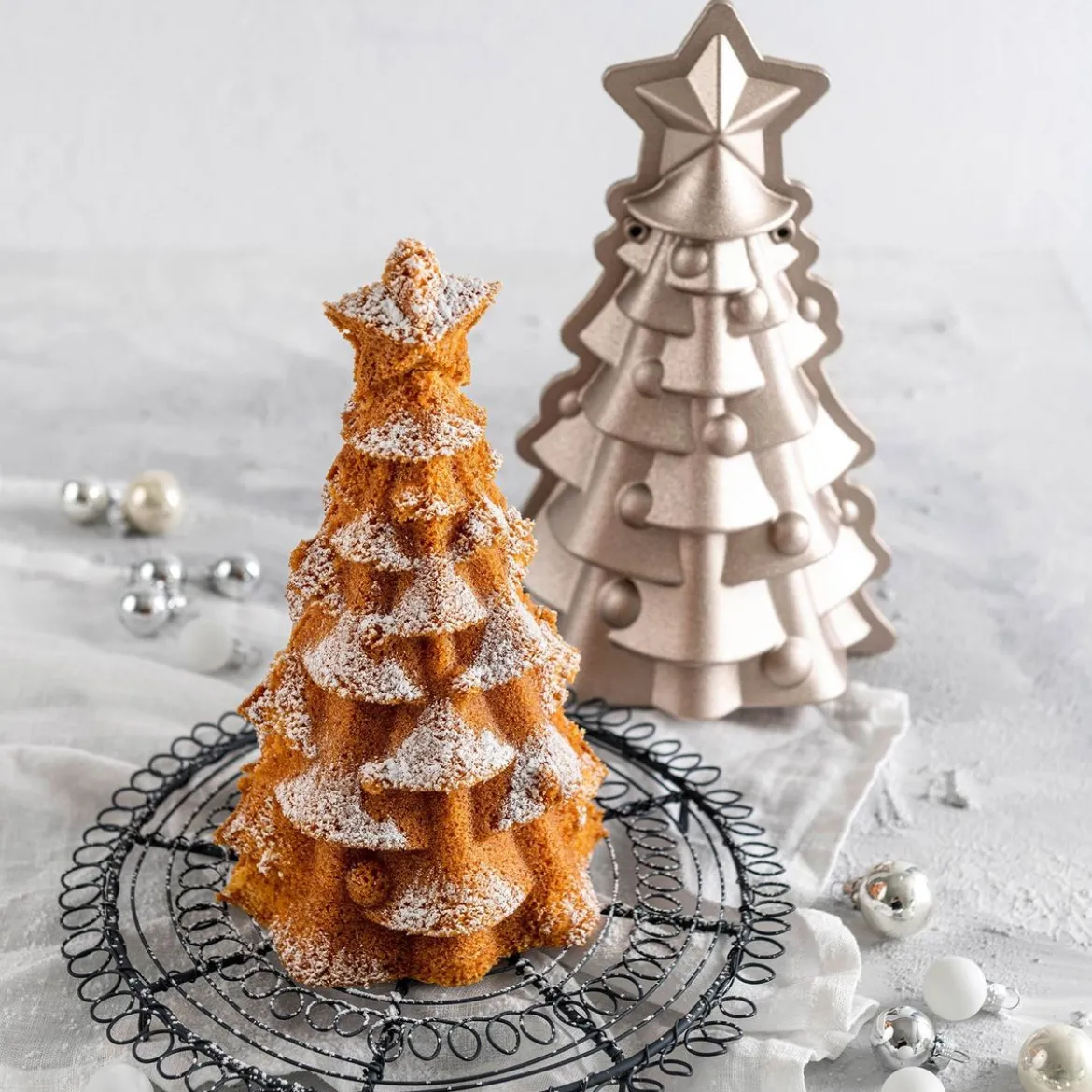 Dr. Oetker Backform Tannenbaum Antihaftbeschichtung 16x25,5x7cm