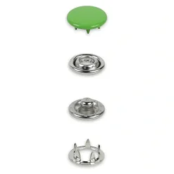 Druckknöpfe Jersey 12mm hellgrün 20 Stk von Prym