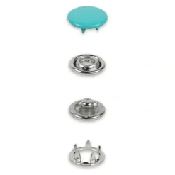 Druckknöpfe Jersey 12mm mint 20 Stk von Prym