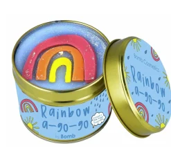 Duftkerze Rainbow a-go-go Scent Stories Candle in der Metalldose von Bomb Cosmetic