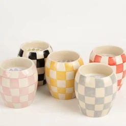 Duftkerze Sojakerze Checkmate Keramiktopf 75Std Brenndauer Lilac von Paddywax