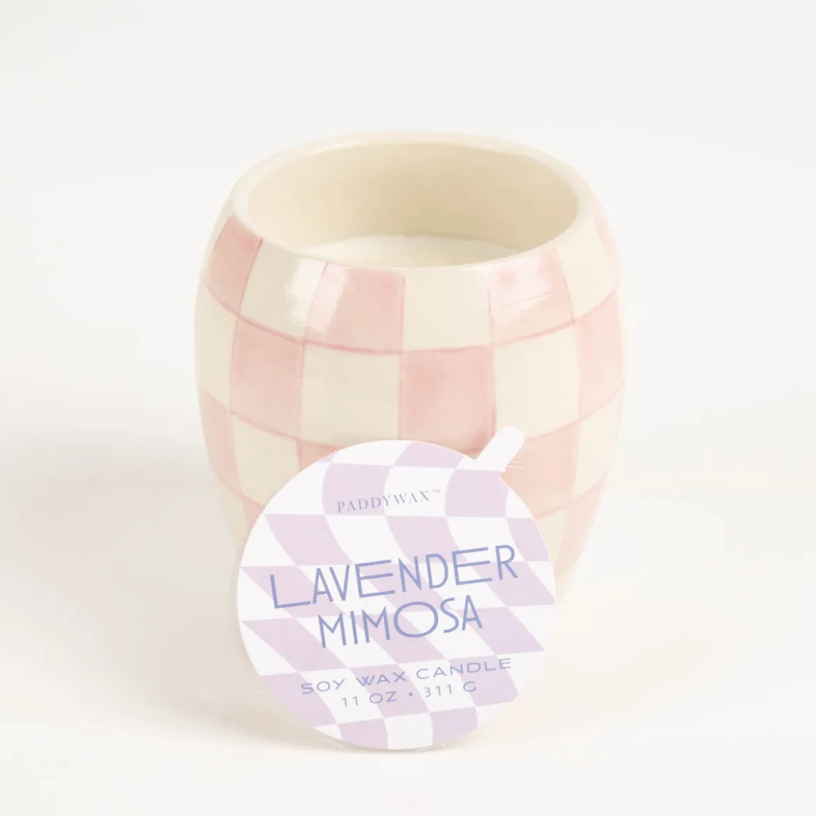 Duftkerze Sojakerze Checkmate Keramiktopf 75Std Brenndauer Lilac von Paddywax