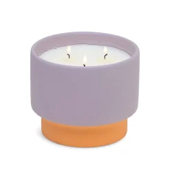 Duftkerze Sojakerze Colour Block 453g Purple Ceramic Candle Violet & Vanilla von Paddywax