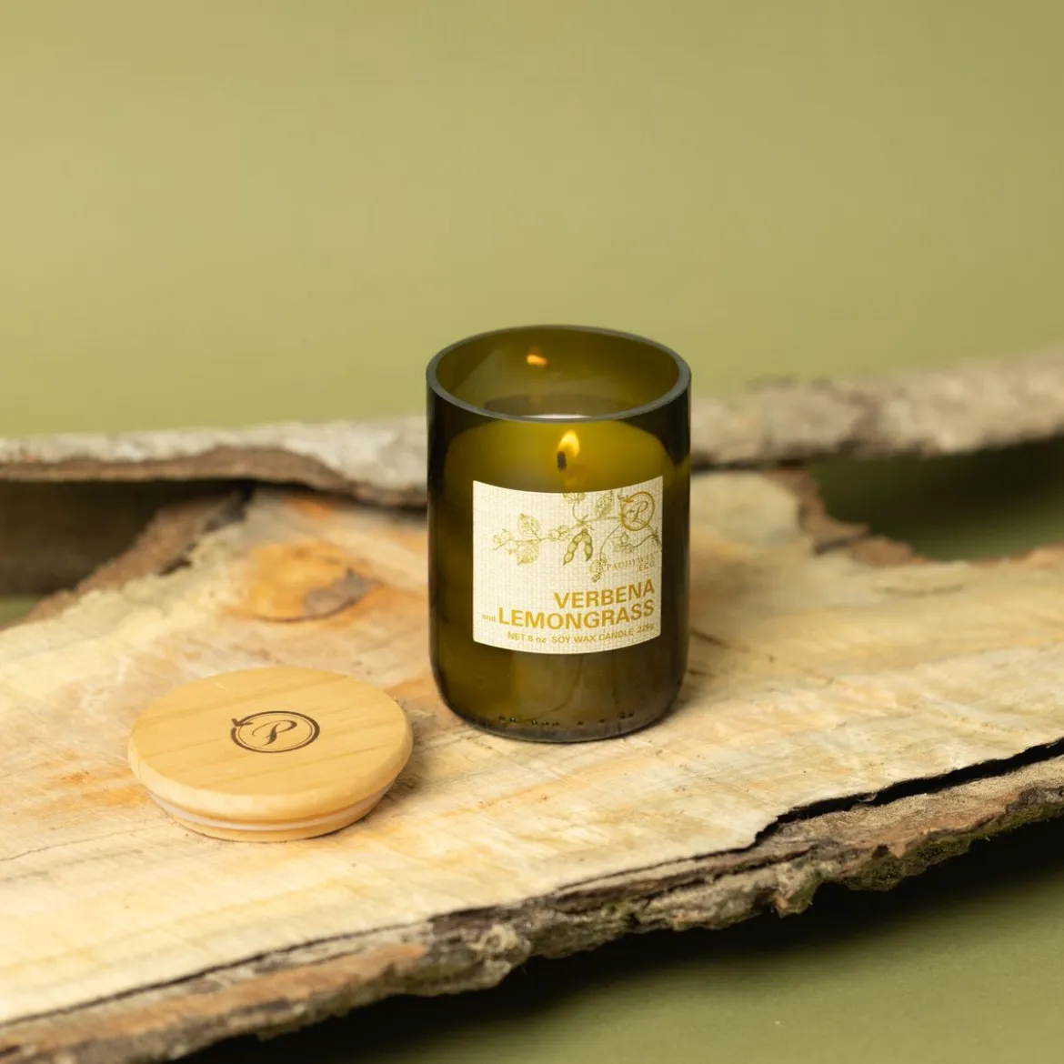 Duftkerze Sojakerze Eco Green Verbena & Lemon Grass von Paddywax