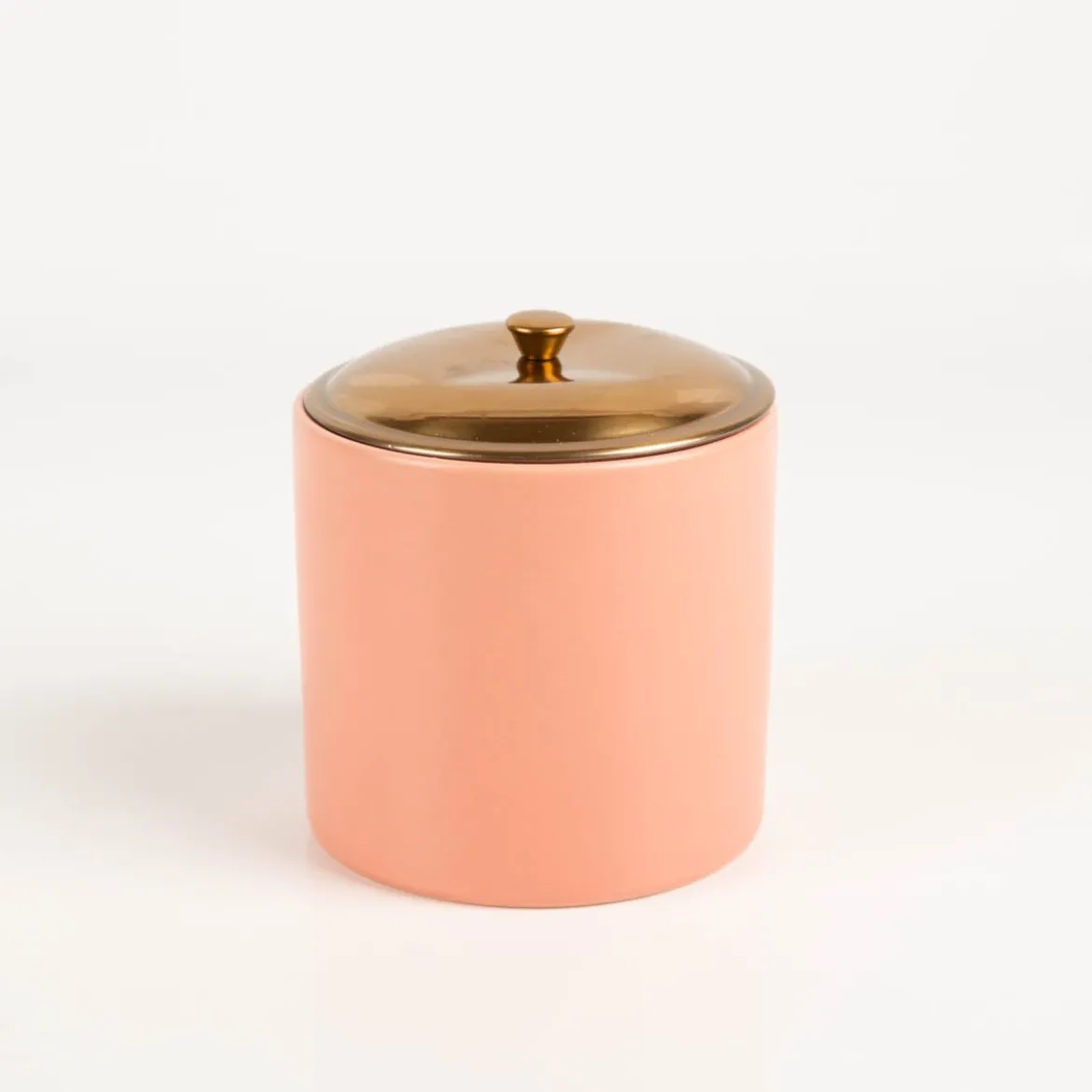 Duftkerze Sojakerze Hygge Blush Rosewood & Patchouli 425g mit 3 Dochten im Keramiktopf mit Metalldeckel von Paddywax