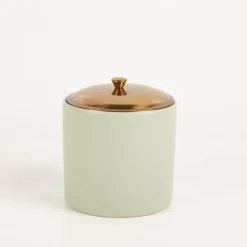 Duftkerze Sojakerze Hygge Sage Wild Fig & Cedar 425g mit 3 Dochten im Keramiktopf mit Metalldeckel von Paddywax