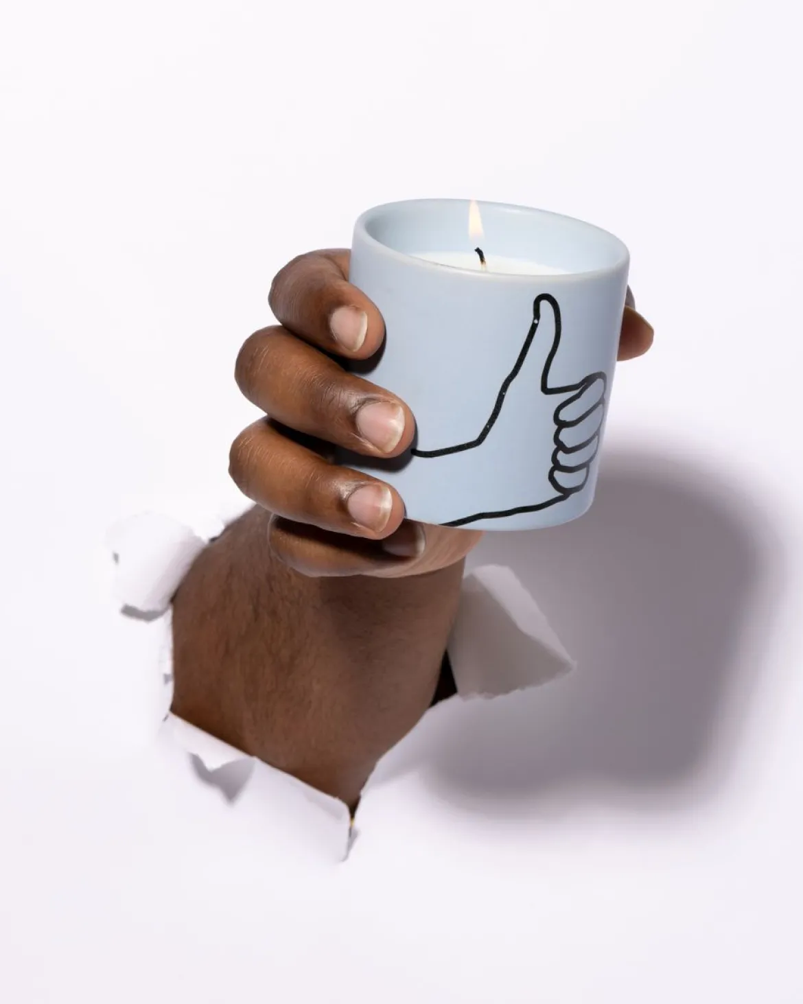 Duftkerze Sojakerze Impressions Thumps Up im Keramiktopf Mint Leaf & Cardamom von Paddywax